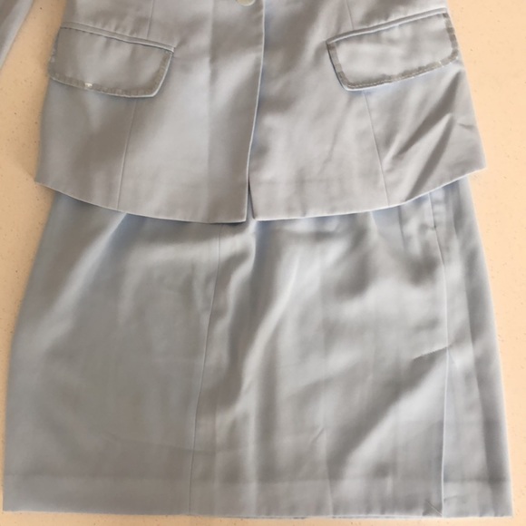 Pastel blue skirt suit - Picture 3 of 7